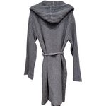 Huckberry Onsen Waffle Knit 100% Supima Cotton Hooded Robe Large Blue Photo 5