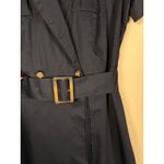 Brooks Brothers Safari Navy Blue Double Breasted Belted Shirtdress Size 4 career Photo 1