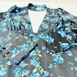 Majorelle Stellina Dress Floral Choker Neckline Backless Long Gown with Slit Photo 11