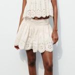 ZARA  Cream High Waist Women Shorts Photo 4