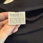 Vtg Moda International Mini Dress Sz XS Black Bodycon Mesh LBD Cocktails Party Photo 6