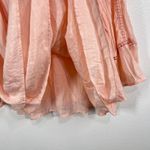 Style & Co  Boho Blouse Women 3X Peach Embroidered V-Neck Peasant Top Casual Chic Photo 6