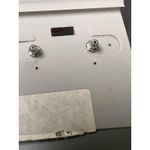 Adrienne 035-009 Vintage Pair New  Picard Earrings 1" Long Rhinestone On‎ Card Photo 1