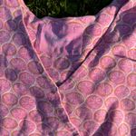 Fresh Produce Dress Women Pink Citrus Print Sleeveless V-Neck Crossover Photo 2