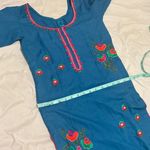 Blue Kameez with Plazzo Pajami Photo 4
