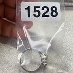 Sterling Silver CZ Cushion Cut Glamorous Halo Engagement Wedding Ring Size 10 Photo 7