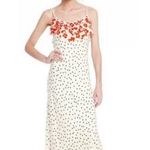 Target Rixo x Polka Dot Ruffle Silky Slip Dress Size M Photo 0