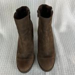 Timberland Boots Womens 8.5 Brown Leather Waterproof Block Heels Zip Up Ankle Photo 6