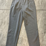 ZARA  High Waisted Pleated Gray Trousers Pants Womens XS Photo 0