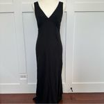 ASOS Design Linen V Neck Maxi Slip Sundress Photo 2