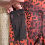 LegEnd Burnt Orange Leopard Cheetah Print Athletic Leggings, XL NWT Photo 3