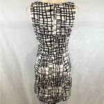 Byer California  black and white abstract print sheath dress size 3 Photo 3