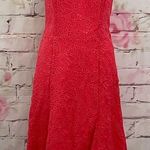 Lilly Pulitzer Women's Strapless Vicki Island Lace Dress In Coral Size 8 Photo 0