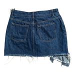 BDG Urban Outfitters Dark Wash Ruffle Frayed Raw Hem Denim Mini Skirt OB716105 Photo 1