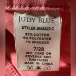 Judy Blue  High Rise Control Top Wide Leg Crop Jeans Pink size 7/28 Photo 10