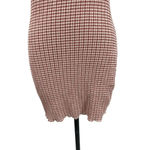 Aritzia  Wilfred Jazz Seersucker Mini Dress‎ Pink Gingham Size Small Photo 5
