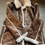 Urban Outfitters  Sherpa Button Front Lightweight Coat Photo 2