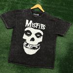 The Misfits Crimson Ghost Punk Rock Band Mineral Wash T-Shirt Extra Large Photo 2