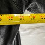 Jacqueline Ferrar  L black genuine leather trench coat vintage 90s 80s retro Photo 7