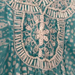 Lilly Pulitzer Sarasota Beaded Tunic Shorely Blue Ice Cake Pattern Coverup Top Photo 4