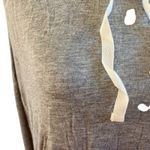 Heart & Hips  Gray Long Sleeve Hooded Lightweight Pullover Sweatshirt Women Sz L Photo 5