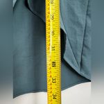 ZARA  Women Sage Green Faux Wrap Hi-Lo Midi Skirt Ruffle asymmetric lightweight Photo 5