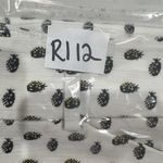 Ann Taylor  Size 6 Signature Slacks Pants Pineapple Print Cream Cropped Mid Rise Photo 10