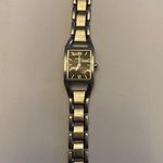 DKNY Women’s Silver Bracelet Link Watch with Black Accents Photo 3