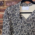 Equestrian Designs Vintage Lace Print Jacket & Pants Set Women's Size Medium Black Photo 2