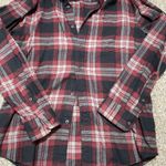 Amazon Essentials Red and Black Casual Button Down Shirt Photo 2