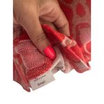 JEAN PIERRE KLIFA Floral Zip Long Sleeve Wool Blend Top Sz Small Red Photo 5