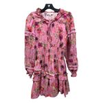 Love Shack Fancy Clarkie Floral Smocked Mini Dress Pink Multi Size S Photo 10