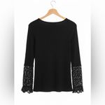 Miselon Y2K Black Ribbed Button Photo 2