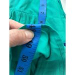 Green Tiered Maxi Dress Small Halter Tie Neck Sleeveless Flowy Resort Vacation Photo 9