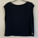 Johnny Was Calme by  Cut Out Back Boxy Top Black Size Large Photo 0