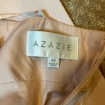 Azazie  Clove English Rose Light Pink A-Line Pleated Stretch Satin Dress SZ 8 Photo 12