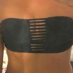 Xhilaration Black Bandeau Bikini Top  Photo 0