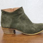 Lucky Brand Womens Brolley Bootie 7.5 Gray Suede Leather Zip Up Ankle Western Photo 0