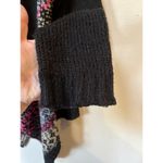 Finesse Knit Cardigan Black Pink Geometric Boho M Size M Photo 3