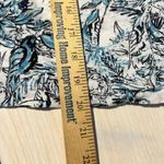 Tahari  S 100% Linen Shirt Blouse Top Floral Button Back Beach Vacation Cruise Photo 8