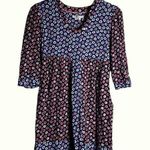 Boden Blue and Pink Floral Dress Size 4 Photo 0