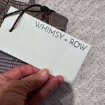 Whimsy + Row NEW WHIMSY + RIE TOBI TOP Women's PLAID MEDIUM Photo 6