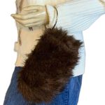 ALDO BROWN FAUX FUR CLUTCH/WRISTLET BAG Photo 0