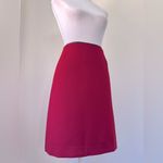 Gap Vintage ‘01 Dark Red Knee Length Skirt w/ Black Trim Photo 5