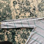 DC Gray with Green/Black Stripes Crew Neck Sweater Size Small Photo 9