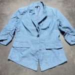 Monteau  Los‎ Angeles women's Blue Blazer Size S F-112 Photo 0