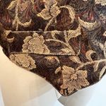Vintage Floral Tapestry Brocade Vest Baroque Cottagecore Boho Waistcoat S/M Size M Photo 6