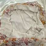 Anthropologie By  Ruched Square Neck Midi Dress Floral Size 6 Cream Coquette Chic Photo 13