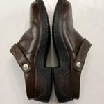 Dublin Riding Clogs Brown Leather Sz 7 Strap Equestrian Mules Slip On Comfort Photo 3