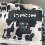Bebe Short Women's 4 White Black Leopard Into The Wild Belt Tie Night Out NWT Photo 7